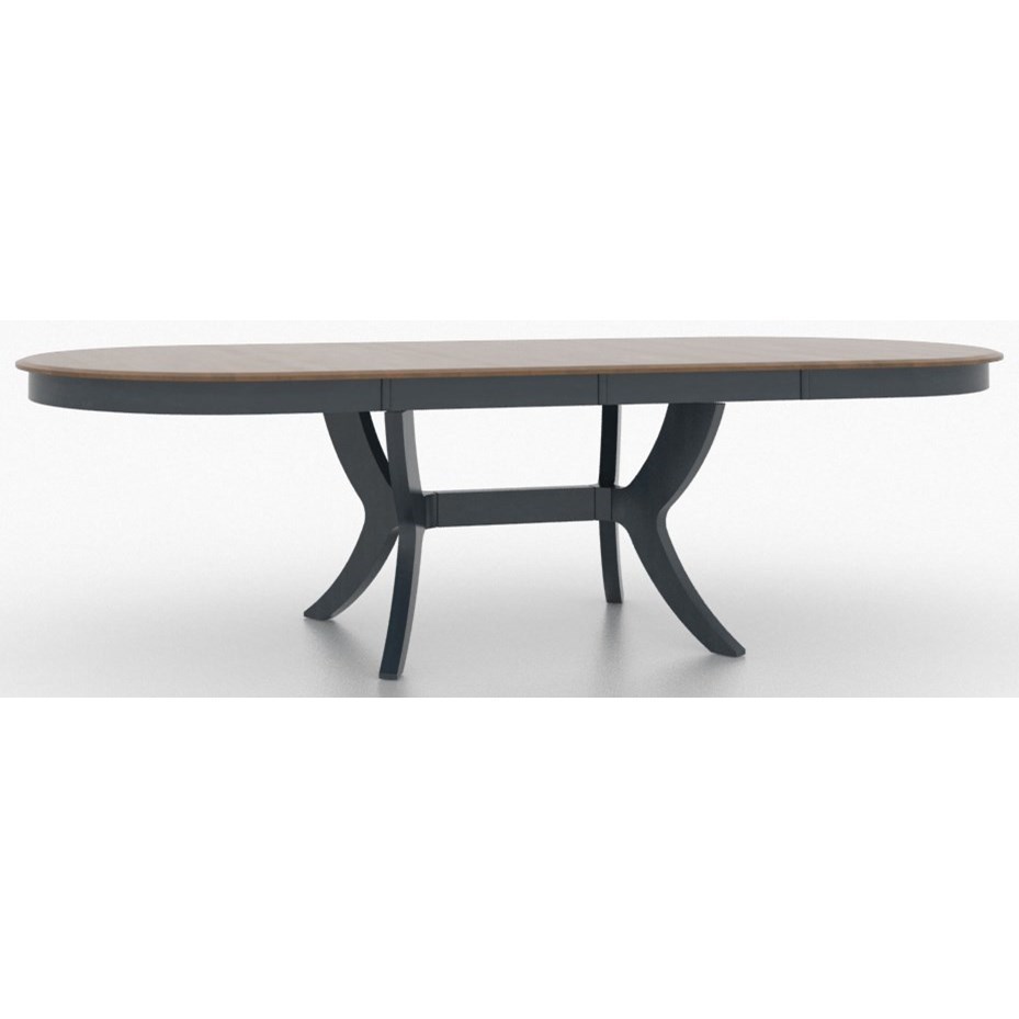 Canadel Core Custom Dining TOV042620315MSIB2x1+BAS02001NA15MSIx1 Customizable Oval Dining